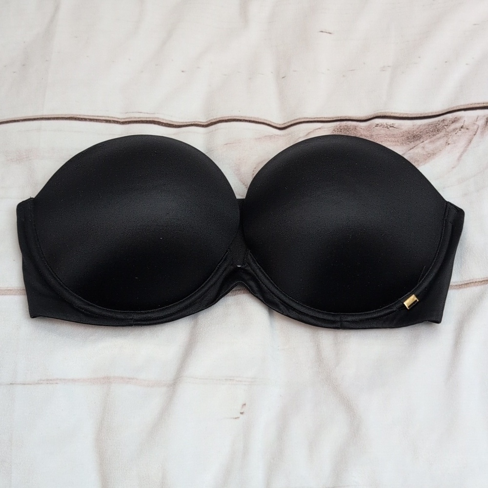 Victoria's Secret Multi Way Very Sexy Black Bra size 34 DD Strapless Convertible